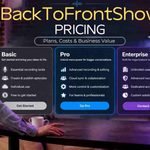 BacktoFrontShow Pricing