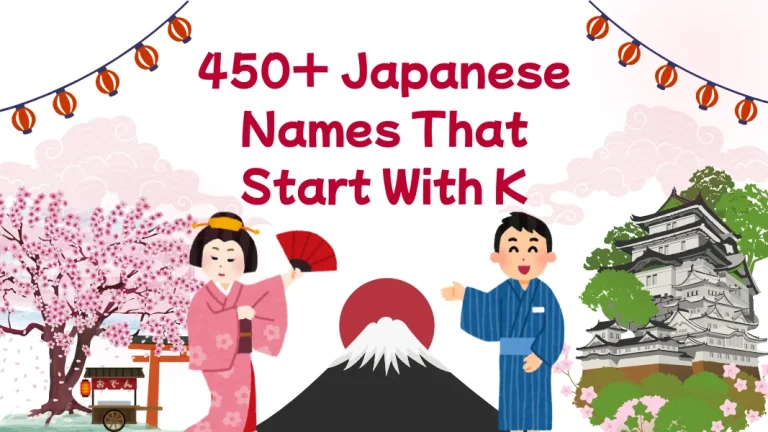 Japanese Names That Start With K