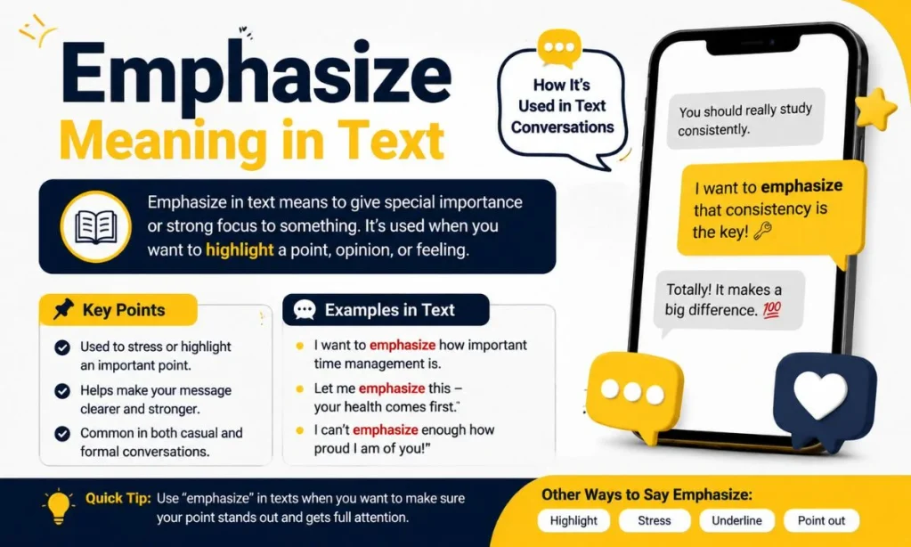 What Does Emphasized Mean