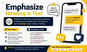 What Does Emphasized Mean