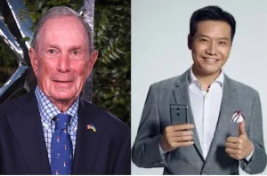 Michael Bloomberg and Lei Jun