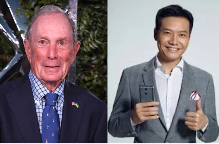Michael Bloomberg and Lei Jun
